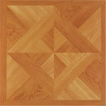 Achim Importing Co., Inc. NEXUS Classic Light Oak Diamond Parquet 12 Inch x 12 Inch Self Adhesive Vinyl Floor Tile #202