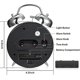 thumbnail image 3 of Loud Alarm Clock For Heavy Sleepers Adults,4 Inch Silent Non-ticking Quartz With Backlight,twin Bell (blue), 3 of 5