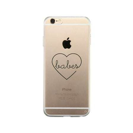 Best Babes-Right Best Friend Matching Clear Phone Case For iPhone (Best Mobile Phone On The Market Right Now)