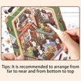 thumbnail image 4 of Autocollant 3D DIY Scène 8 Autocollants 3D DIY Créez Votre Propre Mini Scènes de Chambre Autocollants Miniatures 3D Dessin Animé Livre Autocollant 3D pour Adultes Enfants Anti-Stress, 4 of 7