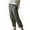 Gray, variant on Tbopshirt Linen Pants for Women,Women Casual Solid Cotton Linen Pants Trousers Button Loose Wide Leg Pants Cargo Pants Women