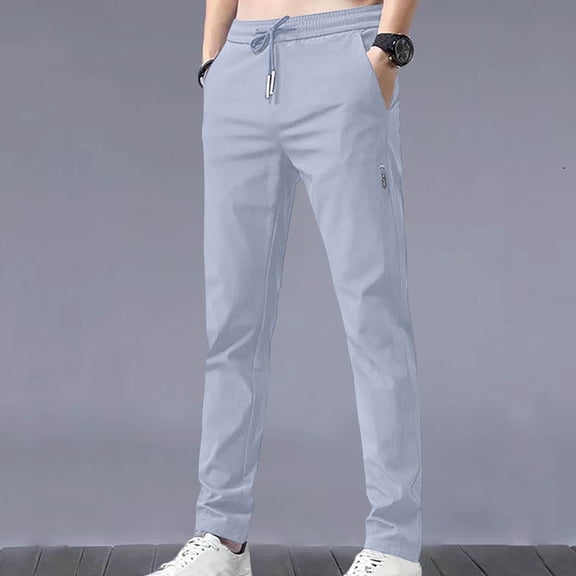 Abomasnow Clearance Sales Today! Men's Cargo Pants Loose Fit Hiking Sport Pants Jogger Athletic Straight Sweatpants Outdoor Trousers with Pockets