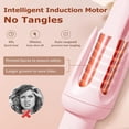 thumbnail image 6 of Automatic Ceramic Curling Iron, Rotating Wand, Auto Curling, 3 Temp Settings, 30Min Auto Shut Off, For All Hair Types curve hyper in 1 automatichair curler air blow brush lifa she glam cupid, 6 of 10