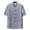 Gray, variant on Martial Arts Suit,Kung Fu Uniforms Tops with Stand-up Collar Tai Chi Uniforms Kung Fu Clothing Men's Short Sleeves Uniforms