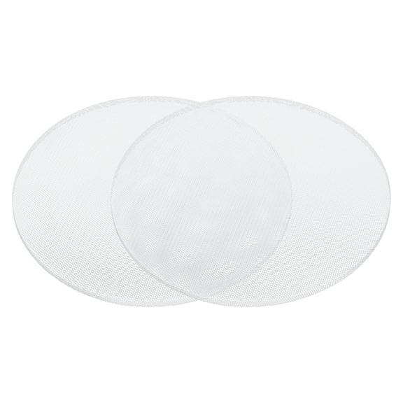 Unique Bargains 2 Pcs Universal 8.5 Inch Speaker Grills Mesh for Audio Subwoofer 223x6.5mm Grille without Frame White