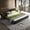 Dark Grey, variant on Noble House Misty King Size Chenille Upholstered Cloud Bed Frame, Adjustable Swivel Headboard & Round Corners, Dark Grey