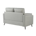 thumbnail image 5 of Studio Living Brooklyn Modern 2-Seater Loveseat, Light Gray Woven Fabric, 5 of 7