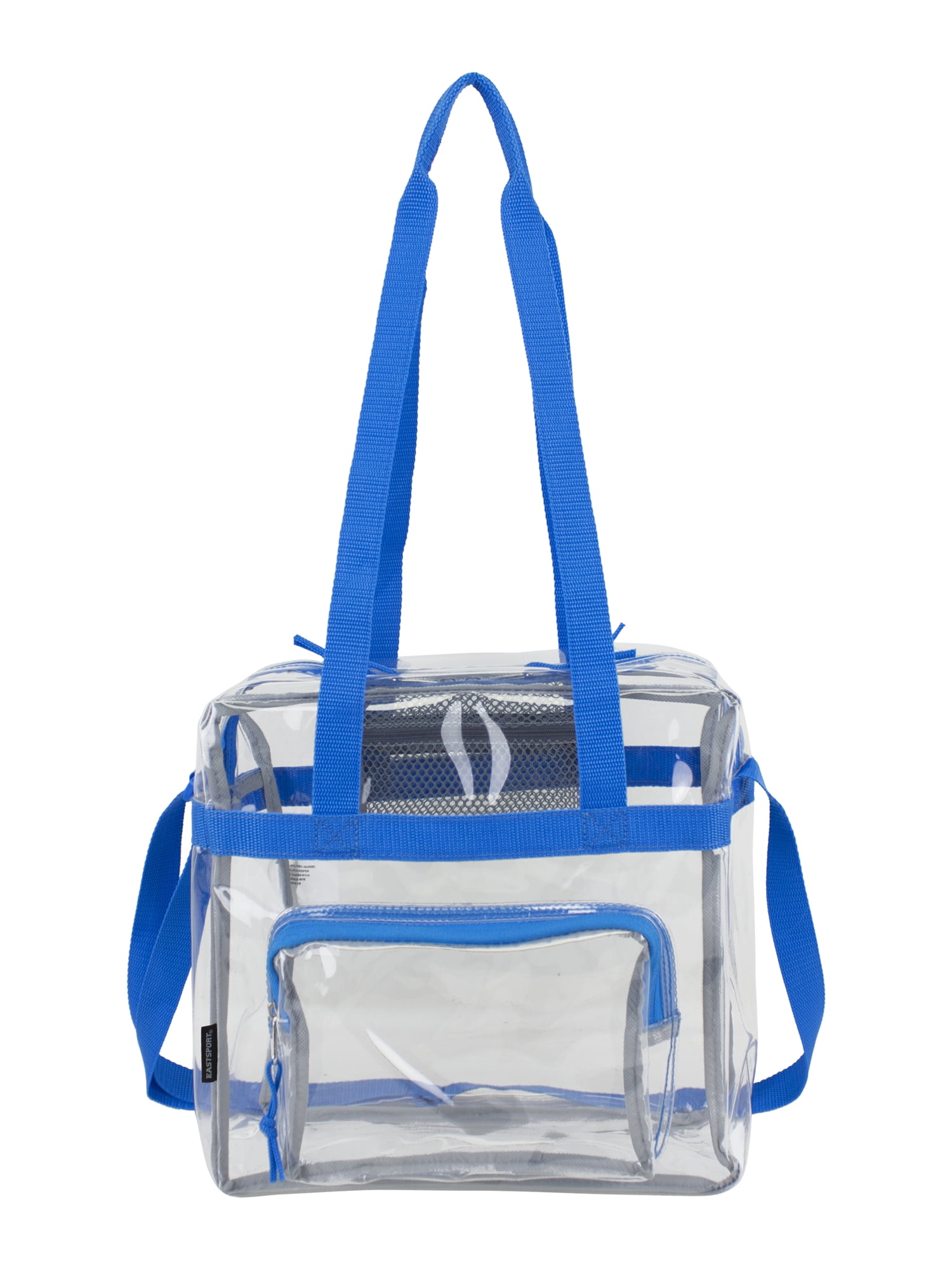 Eastsport Unisex Clear Stadium Approved Tote Royal Blue