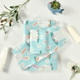 thumbnail image 6 of Dreamtimes 3 PCS Towel Blue Easter Bunnies Cotton Bath Towel Set (1 Bath Towel, 1 Hand Towel, 1 Washcloth) for Bathroom, Super Soft and Quick Dry Towels, 6 of 7