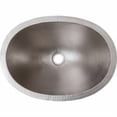 thumbnail image 2 of Premier Copper Products Lo19fen 19" Oval Under Counter Hammered Copper Bathroom - Nickel, 2 of 4