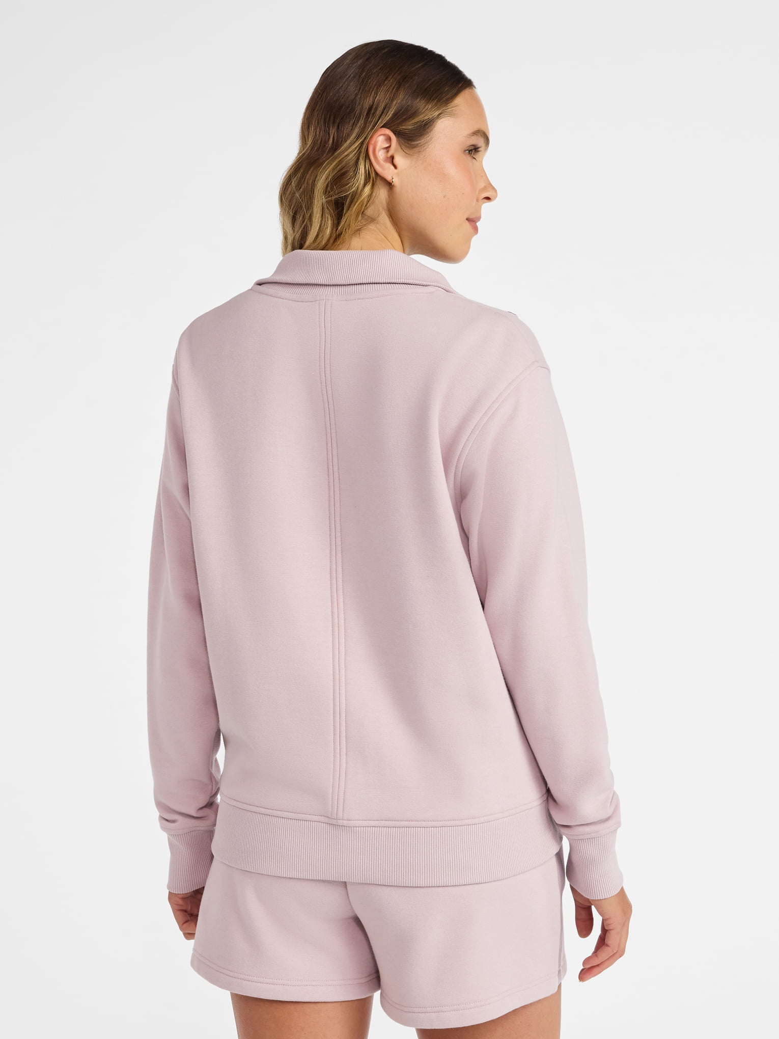 Avia Women's and Women's Plus Fleece Quarter Zip Pullover, Sizes XS-4X