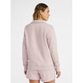 thumbnail image 4 of Avia Women's and Women's Plus Fleece Quarter Zip Pullover, Sizes XS-4X, 4 of 6