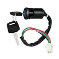 thumbnail image 1 of MasteelfCA WINOMO Ignition Lock Cylinder Starter Switch Lock Keys for All Terrain Vehicles Motorcycle Electric Vehicles (Black), 1 of 7