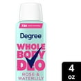 thumbnail image 5 of Degree Women Whole Body Deodorant Spray for Women Rose & Waterlily Scent Aluminum Free, 4 oz ( 3 Pack ), 5 of 9