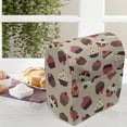 thumbnail image 4 of Dessert Lounger Chair Bag, Appetizing Pattern Various Cupcakes Image Along Hearts Delicious Food Motifs, High Capacity Storage with Handle Container, Lounger Size, Multicolor, by Ambesonne, 4 of 5