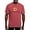 Crimson Red, variant on - Delta Tau Delta Full Color Stacked Signature T Shirt - Mens Comfort Colors Shirt