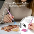thumbnail image 3 of Electric Vacuum Diamond Art Paint Pen with Adjustable Suction Vacuum Diamond Art Pen with Storage Tray for Diamond Paint, No Wax Needed Long-Lasting Diamond Art Accessories for AB Stones, 3 of 8