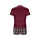 thumbnail image 5 of Blusa informal con cuello en V y manga corta para mujer, pantalones cortos de moda, pijama, tops y pantalones de poliéster., 5 of 6