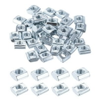 Uxcell 60Pcs M5 T Nuts Tee Sliding Slot Nuts T-Slot Nut for 2020 Series