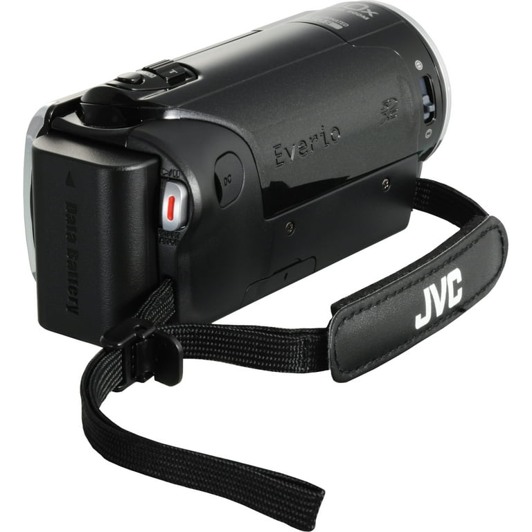 JVC Everio GZ-E100 - Camcorder - 1080i - 2.5 MP - 40x optical zoom - Konica  Minolta - flash card - black