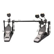 Topcobe Drum Pedal Black Steel Professional Double Bass Dual Foot kick Double Chain Drive Percussion Drum Set
