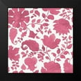 thumbnail image 2 of Audit, Lisa 12x12 Black Modern Framed Museum Art Print Titled - Pink Garden Step 03A, 2 of 5