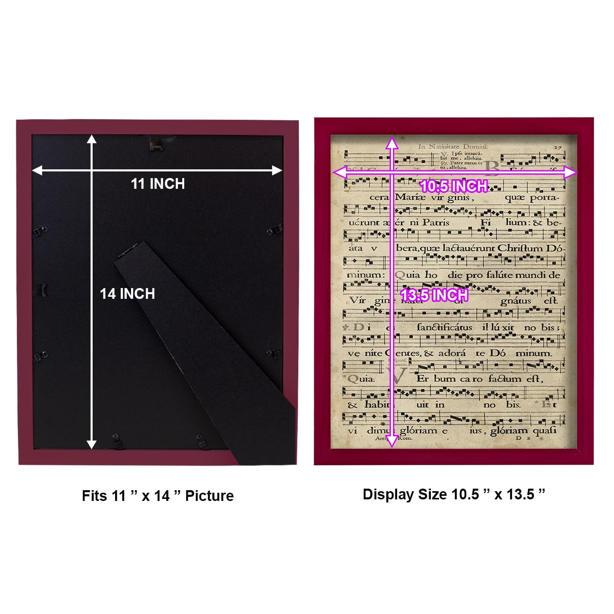 Vellum Songbook IV -Framed Print w/glass-Cherry Red