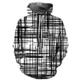 thumbnail image 2 of Sudadera con capucha con estampado 3D de vértigo geométrico para hombre, sudadera informal de calle en blanco y negro, sudadera con personalidad de moda, sudaderas con capucha con inyección de tinta y, 2 of 4