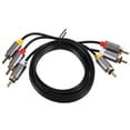 thumbnail image 1 of Audio Video Cable Speaker Amplifier Cable Dvd Player Connecting Cable Audio Cable (3RCA to 3RCA), 1 of 9