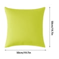 thumbnail image 3 of Housse de Coussin d'Extérieur Imperméable - 19,7 Pouces x 19,7 Pouces - Protège-Coussin Moderne Uni, Housse de Mobilier de Patio Contemporain, Coussin de Dossier Résistant aux Intempéries, JKODE, 3 of 7