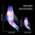thumbnail image 4 of Halloween Glowing Ghost Windsock Flag With Led Light Party Hanging Decor, 4 of 5