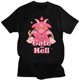 thumbnail image 1 of Camisetas estampadas Satan Demon para hombres y mujeres ropa de calle Vintage Harajuku manga corta algodón Tops versátiles de gran tamaño moda Unisex, 1 of 7