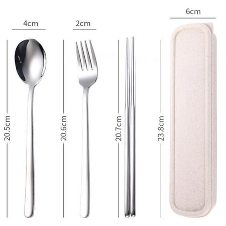 

Stainless Steel Flatware Reusable Stainless Forks Spoon Tableware for Kids Adult Travel Picnic Camping or Daily Use Gold Black 1pcs