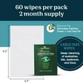 thumbnail image 6 of NOVEHA 60 PCs Demodex Eyelid & Lash Wipes | Extra Strength Eyelash Cleansing Wipes - Battle Itchy & Irritated Eyes associated with Demodex Mites | Naturally Remove Debris | Individually Wrapped, 6 of 7