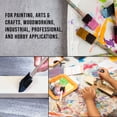 thumbnail image 7 of U.S. Art Supply 1 inch Foam Sponge Wood Handle Paint Brush Set (Value Pack of 25) - Lightweight, durable, 7 of 7
