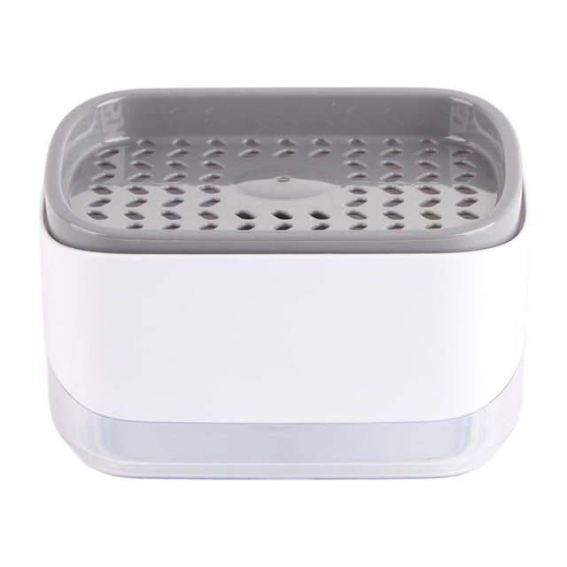 Dispensador de jabón para platos, ahorra espacio, automático, para fregadero, para utensilios de cocina