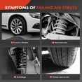 thumbnail image 6 of A-Premium Rear Right Air Suspension Strut Shock Absorber Compatible with Tesla Model S 2012 2013 2014 2015, Passenger Side, Replace# 6006353-06-C, 6006353-00-C, 6 of 6