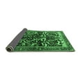 thumbnail image 2 of Ahgly Company Indoor Square Persian Emerald Green Traditional Area Rugs, 5' Square, 2 of 4