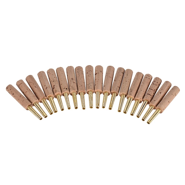 Oboe Oboe Reeds Staple Tubes Parts 47mm with Plastic Case, 18pcs/ Pack