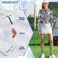 thumbnail image 5 of Garronmavis Golf Tennis Shirt Women Long Sleeve Hiking Shirts Collared Shirt Tops Athletic Casual Work Shirts Tops Tropical Golf for Women, Tropical Monstera, Size XS, 5 of 7