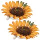 thumbnail image 3 of 2 abrazaderas para cortinas con diseño de girasol, decorativas., 3 of 8