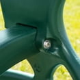 thumbnail image 6 of Gorilla Playsets Dual Ride Glider with Green Coated Chains - Green, 6 of 7