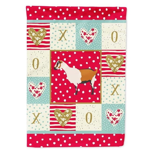 Alpine Goat Love Garden Flag