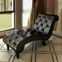 vidaXL Faux Leather Chaise Longue, Brown