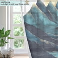 thumbnail image 4 of Yayeee Window Curtains Light Filtering 63"x52" Grommet Panel Pair Home Living Room Decor, Blue Mountains, 4 of 7