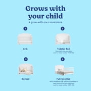 Graco Paris 4-in-1 Convertible Baby Crib, White