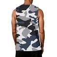 thumbnail image 4 of Yifymode Men's Tank Tops Crewneck Trendy Print Casual Sleeveless Shirts Breathable Sport Outdoor Beach Basic Tank Tops, 4 of 4