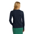 thumbnail image 2 of Port Authority Ladies V Neck Sweater-M (Navy), 2 of 6
