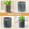 thumbnail image 4 of Iron Flower Container Retro Style Iron Planter Home Office Flower Holder for Patio, 4 of 9