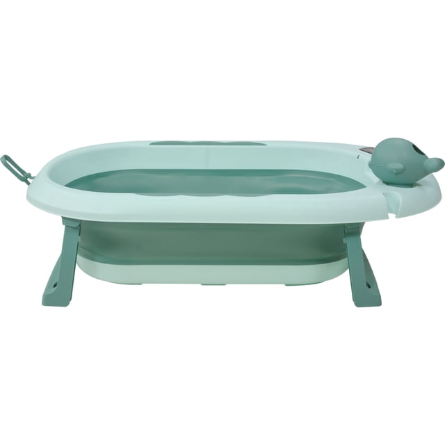 Tina Bañera Bebe Antiderrapante Little monkey Portatil Plegable Regadera